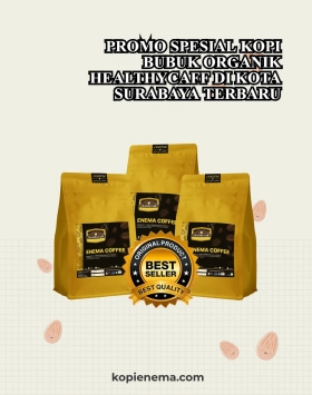 Promo Spesial Kopi Bubuk Organik Healthycaff di Kota Surabaya Terbaru
